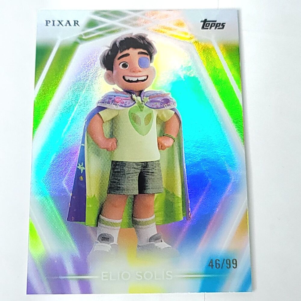 Elio Solis Topps 2026 Disney Neon Holo Parallel Refractor Limited 46/99